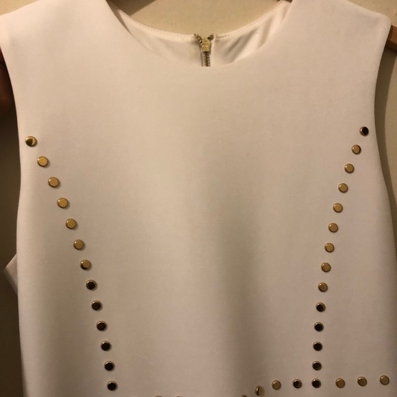 ❗️SOLD❗️Calvin Klein Sleeveless W/Gold Dress - Picture 3 of 8